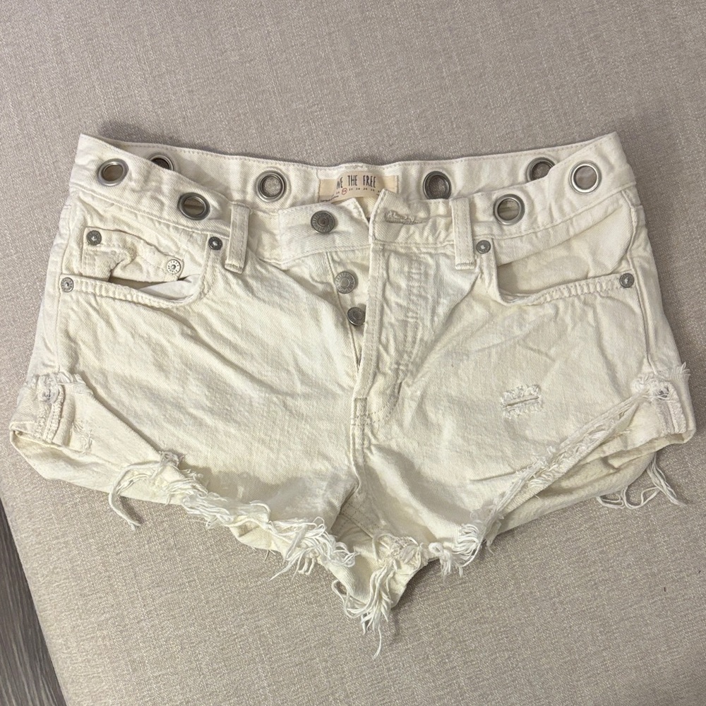 White Free People Shorts